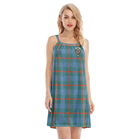 Agnew Ancient Tartan Crest O-neck Cami Dress