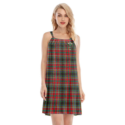 Anderson of Arbrake Tartan Crest O-neck Cami Dress