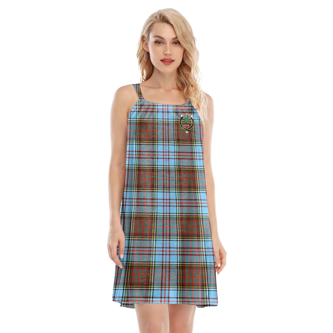 Anderson Ancient Tartan Crest O-neck Cami Dress