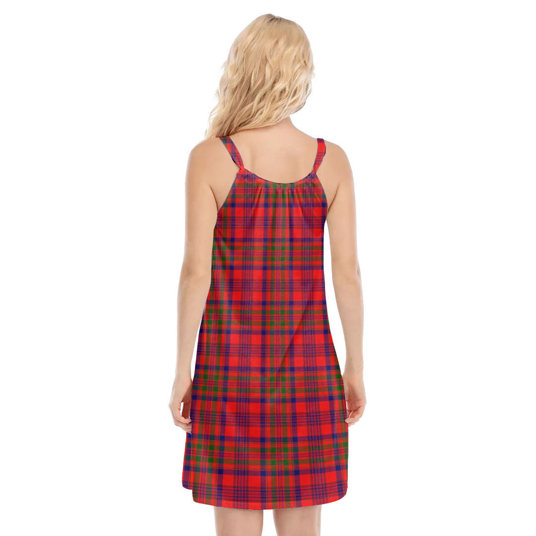 Murray of Tulloch Modern Tartan Plaid O-neck Cami Dress