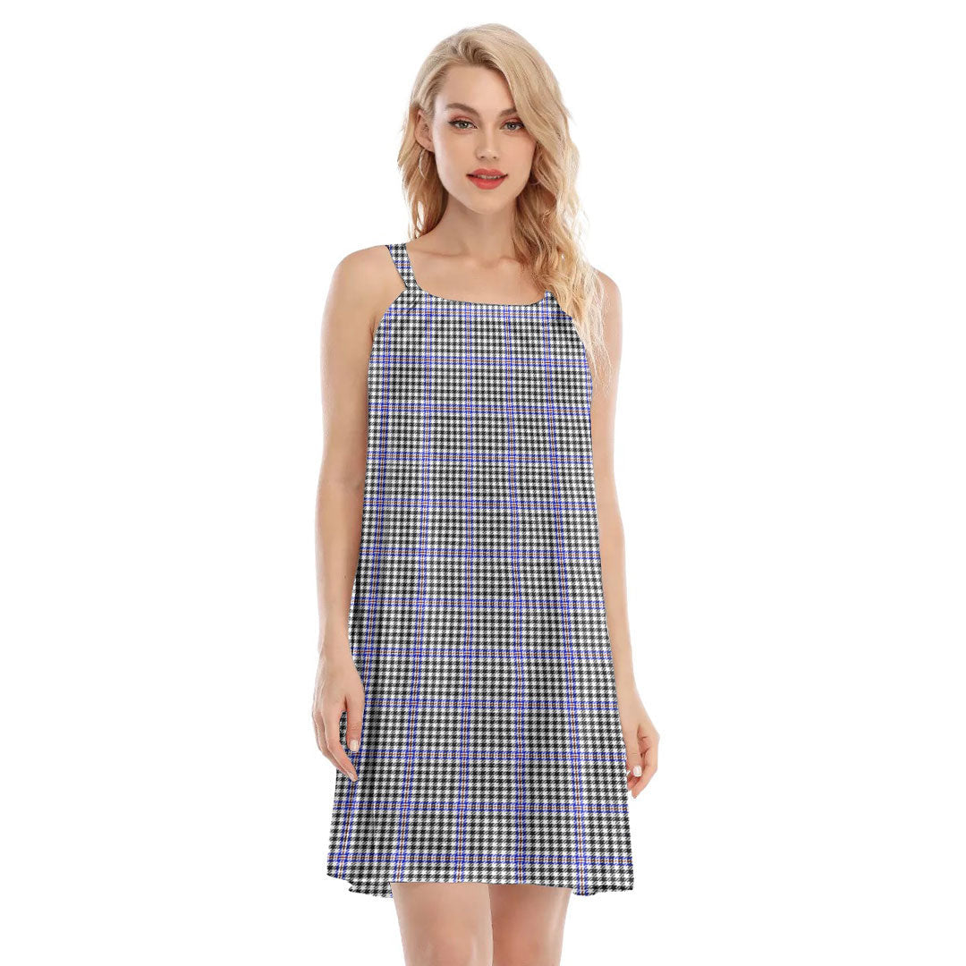 Sir Walter Scott Tartan Plaid O-neck Cami Dress