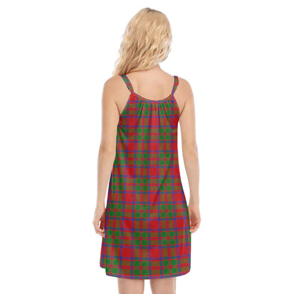 MacKintosh Modern Tartan Plaid O-neck Cami Dress