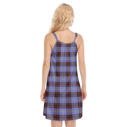 Rutherford Tartan Plaid O-neck Cami Dress