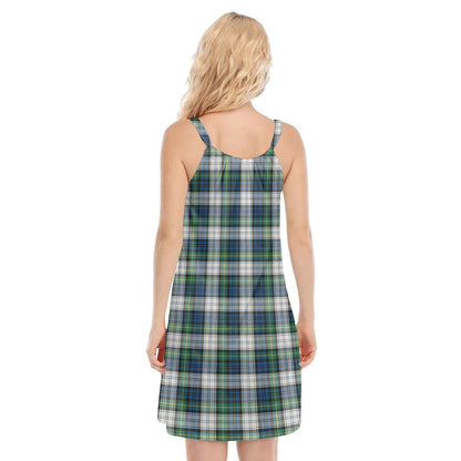 Gordon Dress Ancient Tartan Crest O-neck Cami Dress