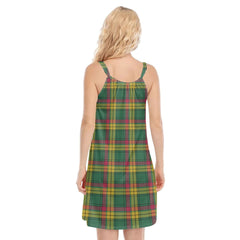 MacMillan Old Ancient Tartan Crest O-neck Cami Dress