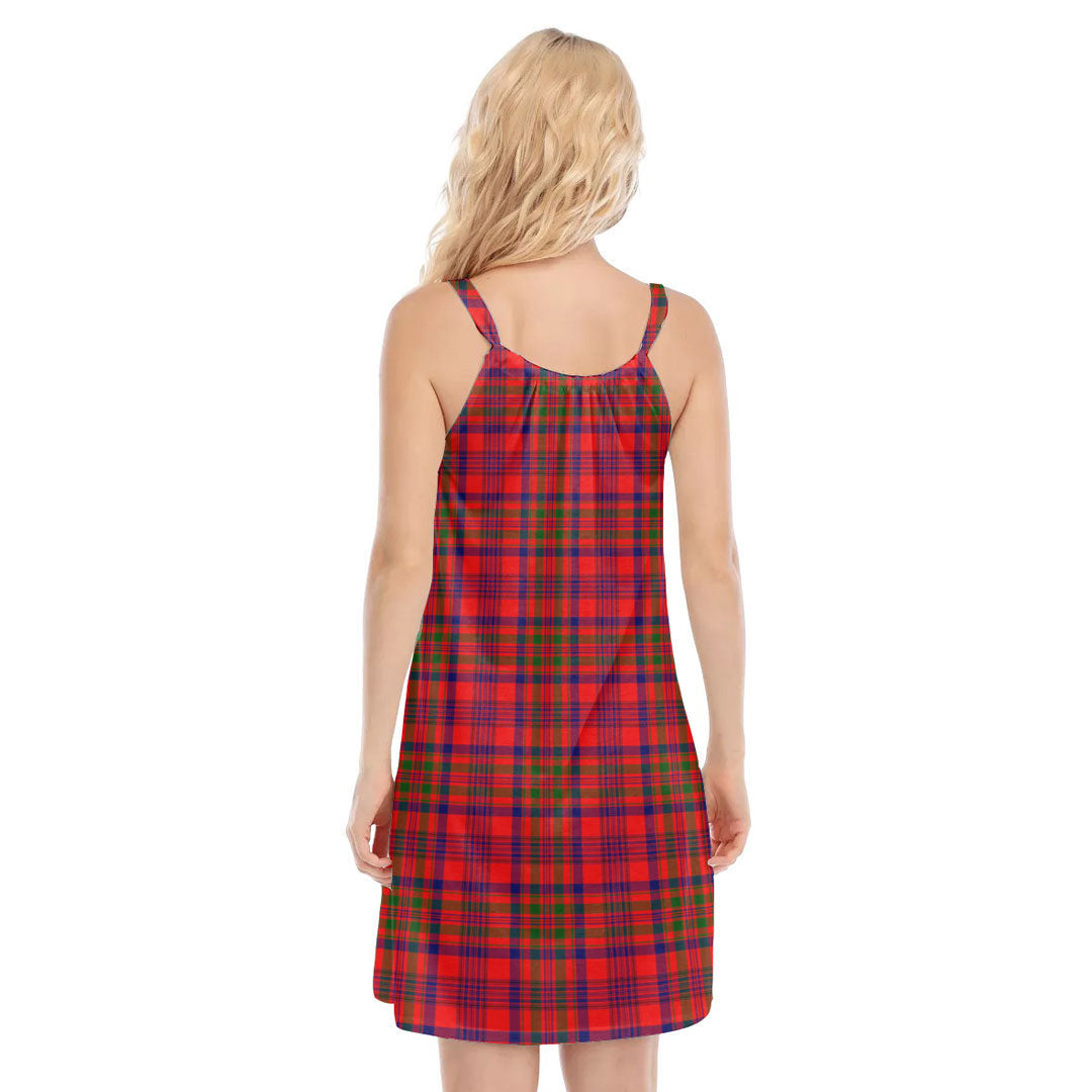 Murray of Tulloch Modern Tartan Crest O-neck Cami Dress