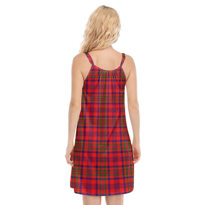 Murray of Tulloch Modern Tartan Crest O-neck Cami Dress