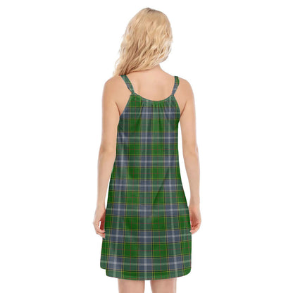 Pringle Tartan Crest O-neck Cami Dress