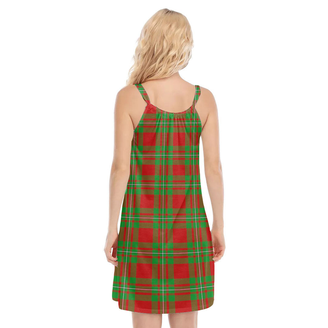 MacGregor Modern Tartan Crest O-neck Cami Dress