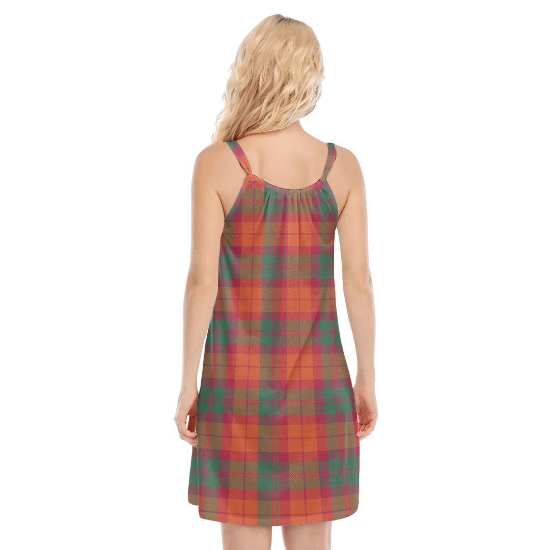 MacNab Ancient Tartan Crest O-neck Cami Dress