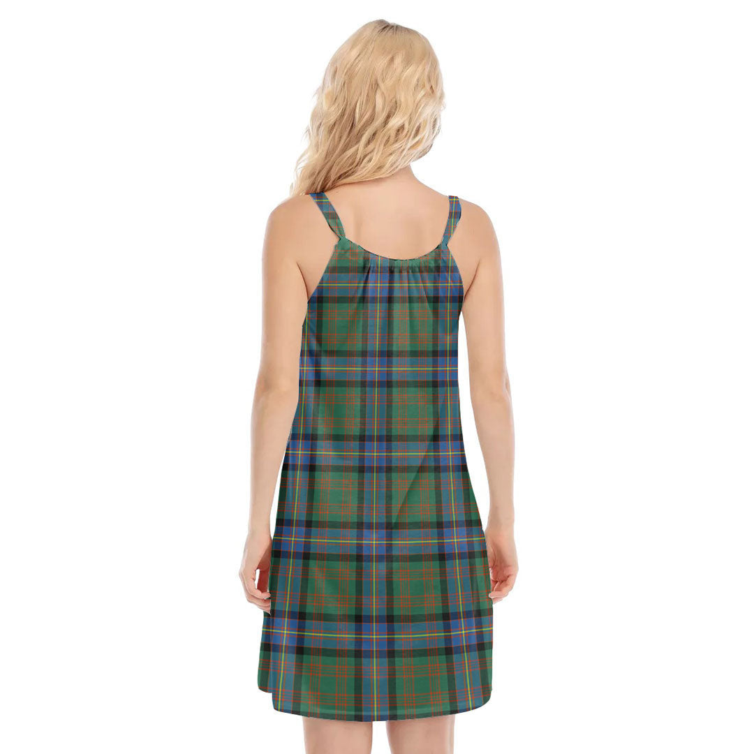 Cochrane Ancient Tartan Crest O-neck Cami Dress