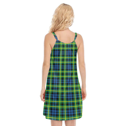 Campbell of Breadalbane Ancient Tartan Crest O-neck Cami Dress