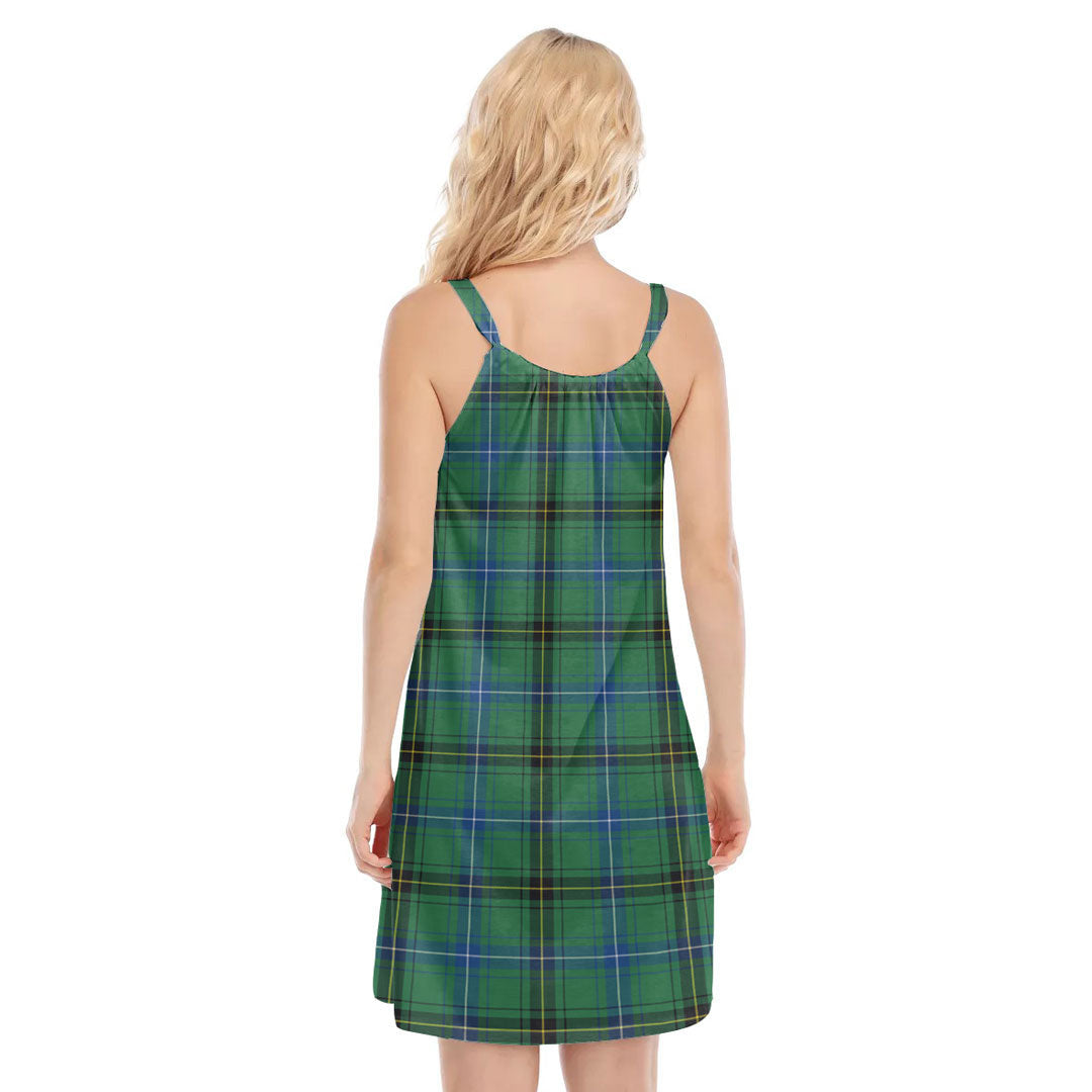 Henderson Ancient Tartan Crest O-neck Cami Dress