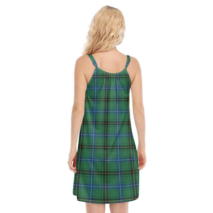 Henderson Ancient Tartan Crest O-neck Cami Dress