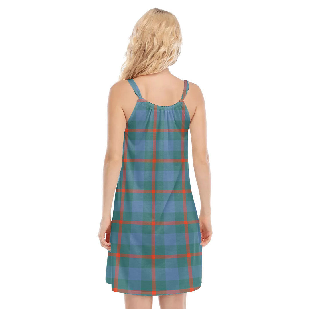 Agnew Ancient Tartan Crest O-neck Cami Dress