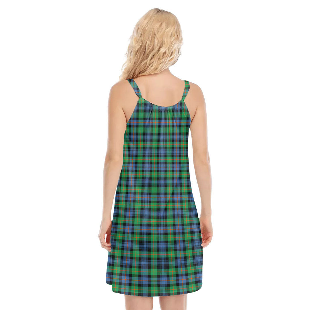 Murray of Atholl Ancient Tartan Crest O-neck Cami Dress