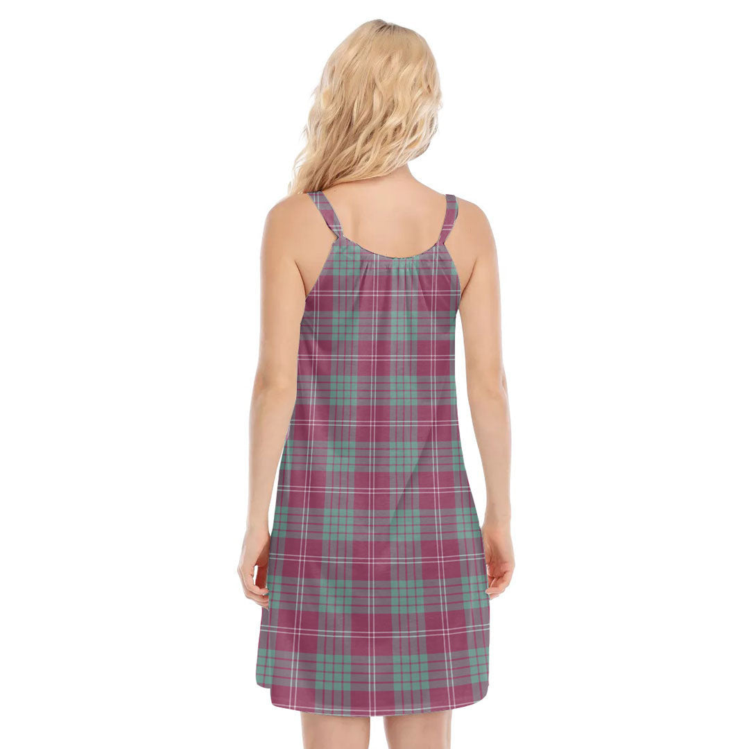 Crawford Ancient Tartan Crest O-neck Cami Dress