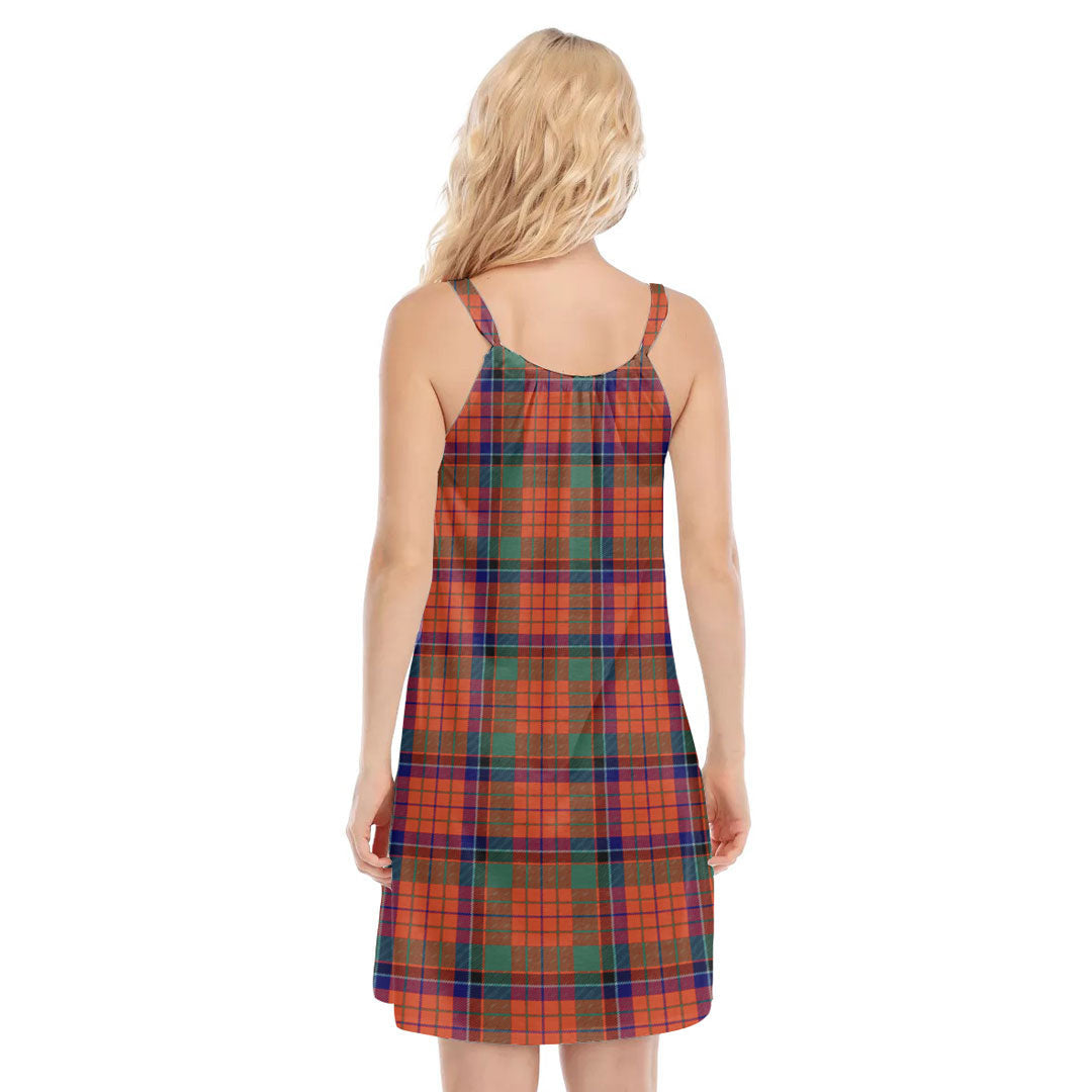 Nicolson Ancient Tartan Crest O-neck Cami Dress