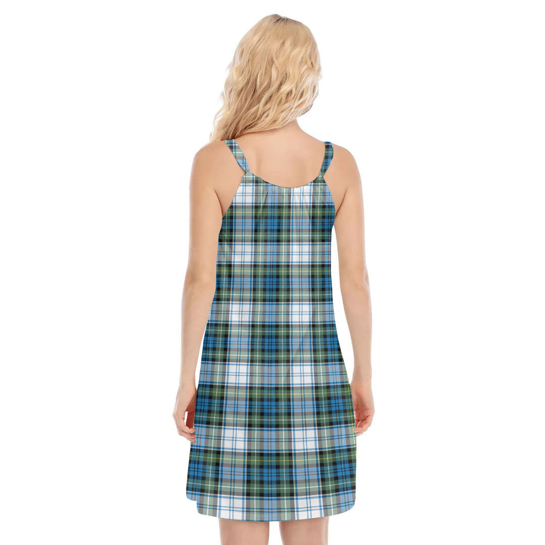 Campbell Dress Ancient Tartan Crest O-neck Cami Dress