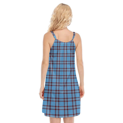 Elliot Ancient Tartan Crest O-neck Cami Dress