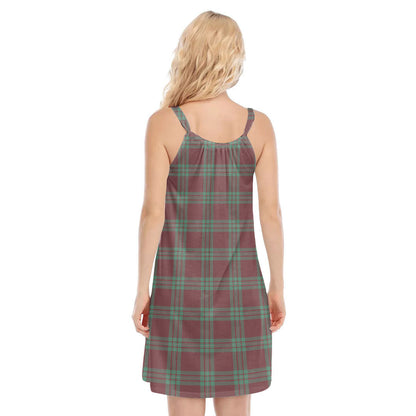 MacGregor Hunting Ancient Tartan Crest O-neck Cami Dress