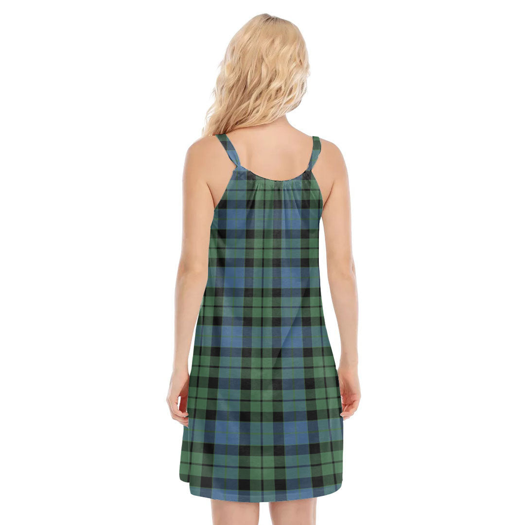 MacKay Ancient Tartan Crest O-neck Cami Dress