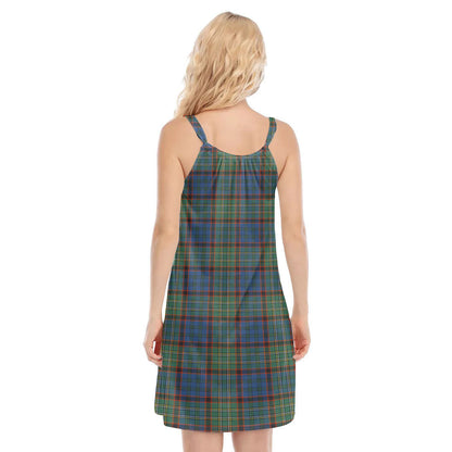 Nicolson Hunting Ancient Tartan Crest O-neck Cami Dress