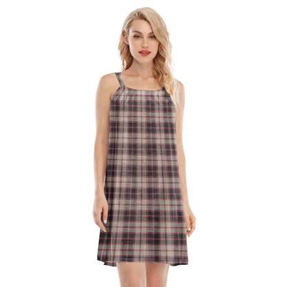 MacPherson Hunting Ancient Tartan Plaid O-neck Cami Dress