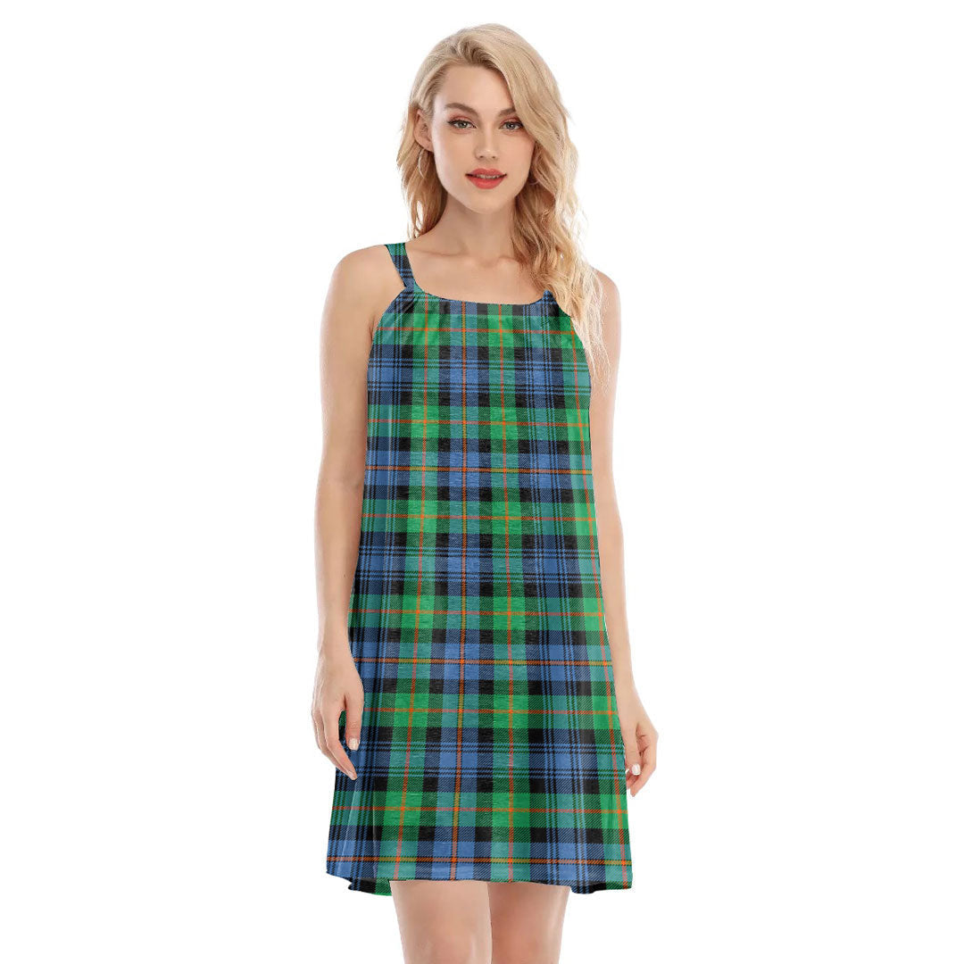 Murray of Atholl Ancient Tartan Plaid O-neck Cami Dress