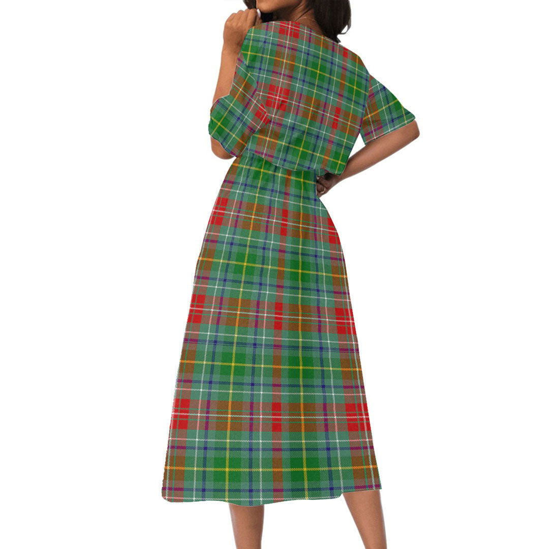 Muirhead Tartan Plaid Women's Elastic Waist Dress