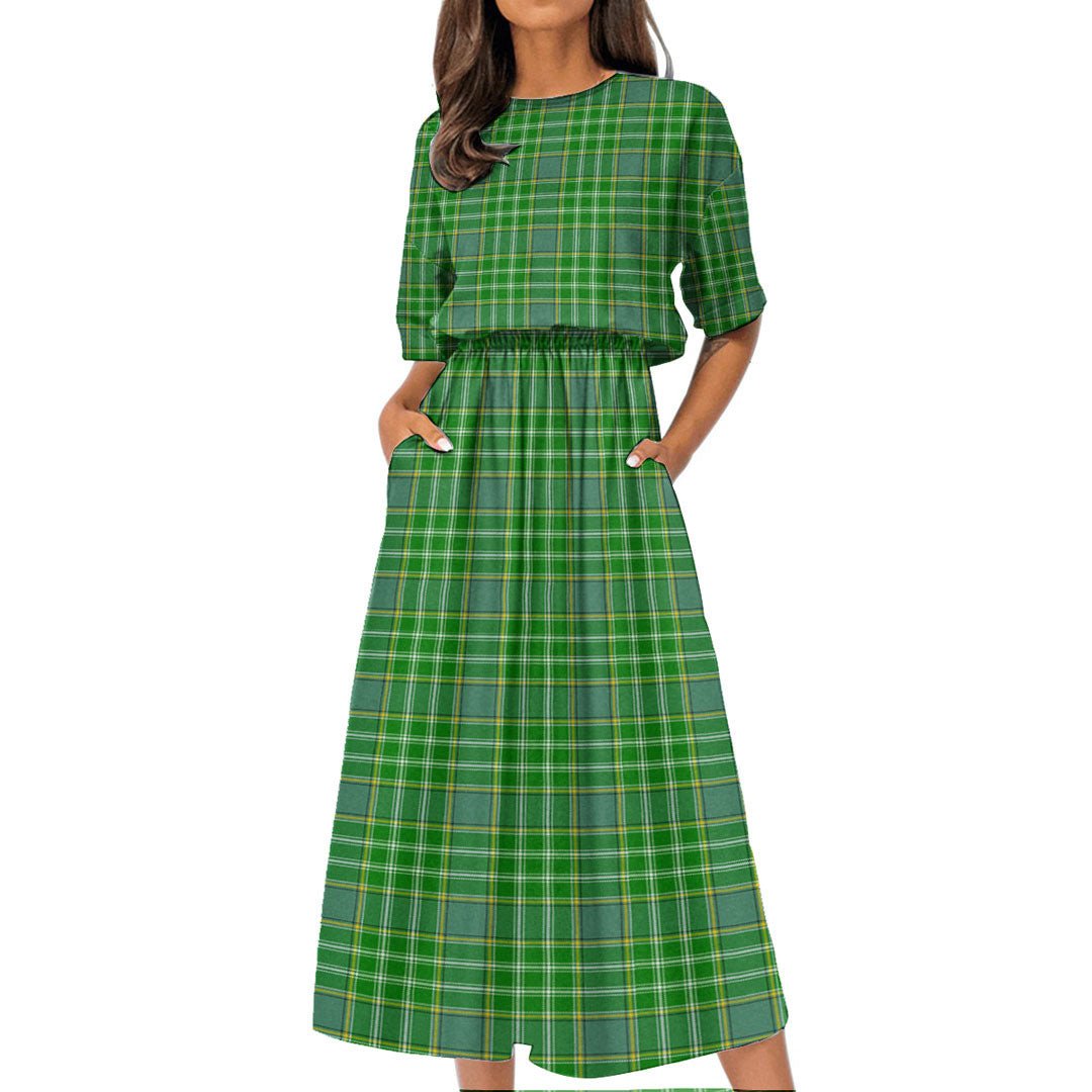 Currie Tartan Plaid Women's Elastic Waist Dress