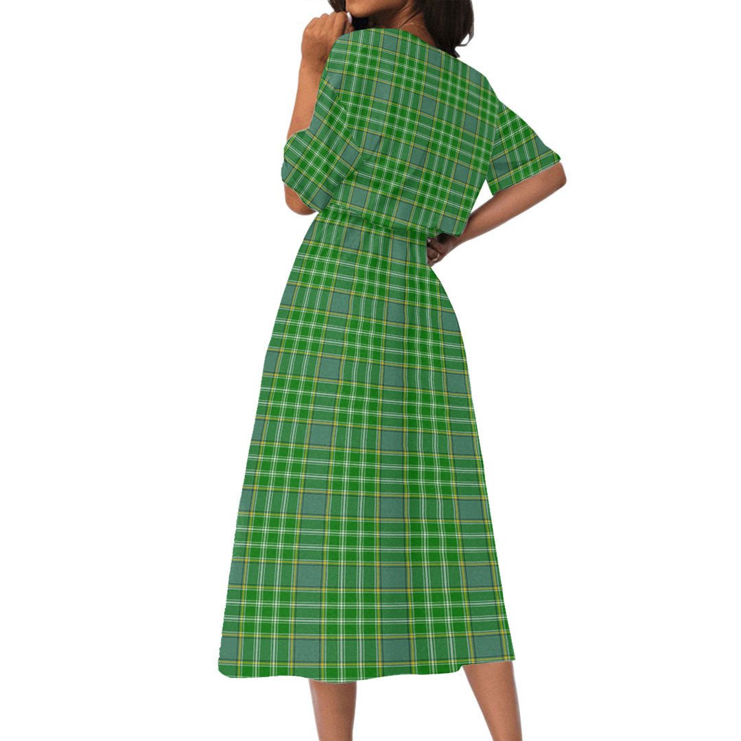 Currie Tartan Plaid Women's Elastic Waist Dress