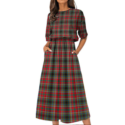 Anderson of Arbrake Tartan Plaid Women's Elastic Waist Dress