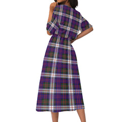 MacDonald Dress Modern Tartan Plaid Women's Elastic Waist Dress