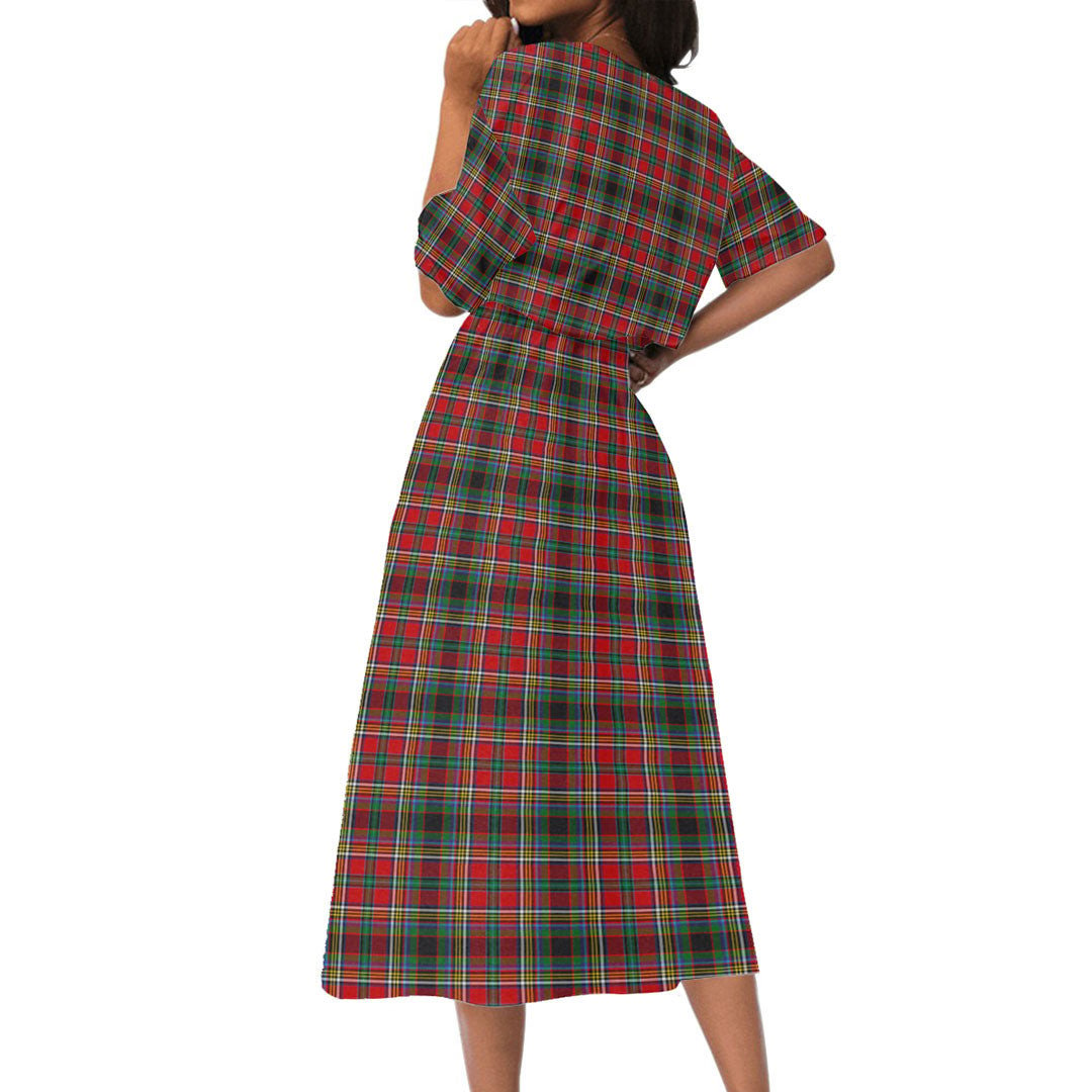 Anderson of Arbrake Tartan Plaid Women's Elastic Waist Dress