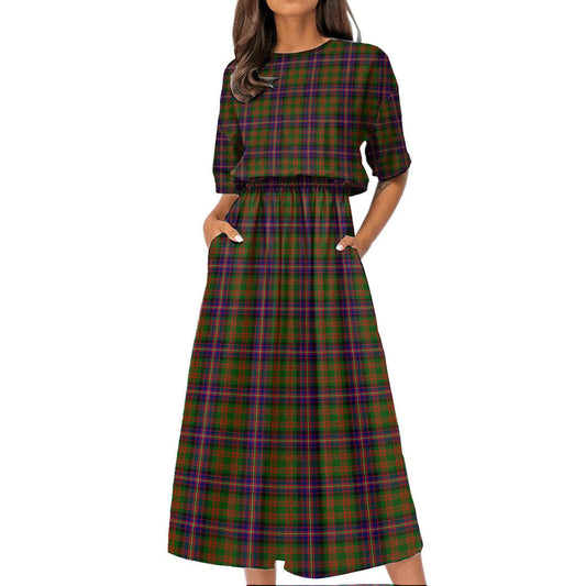 Cochrane Modern Tartan Plaid Women's Elastic Waist Dress