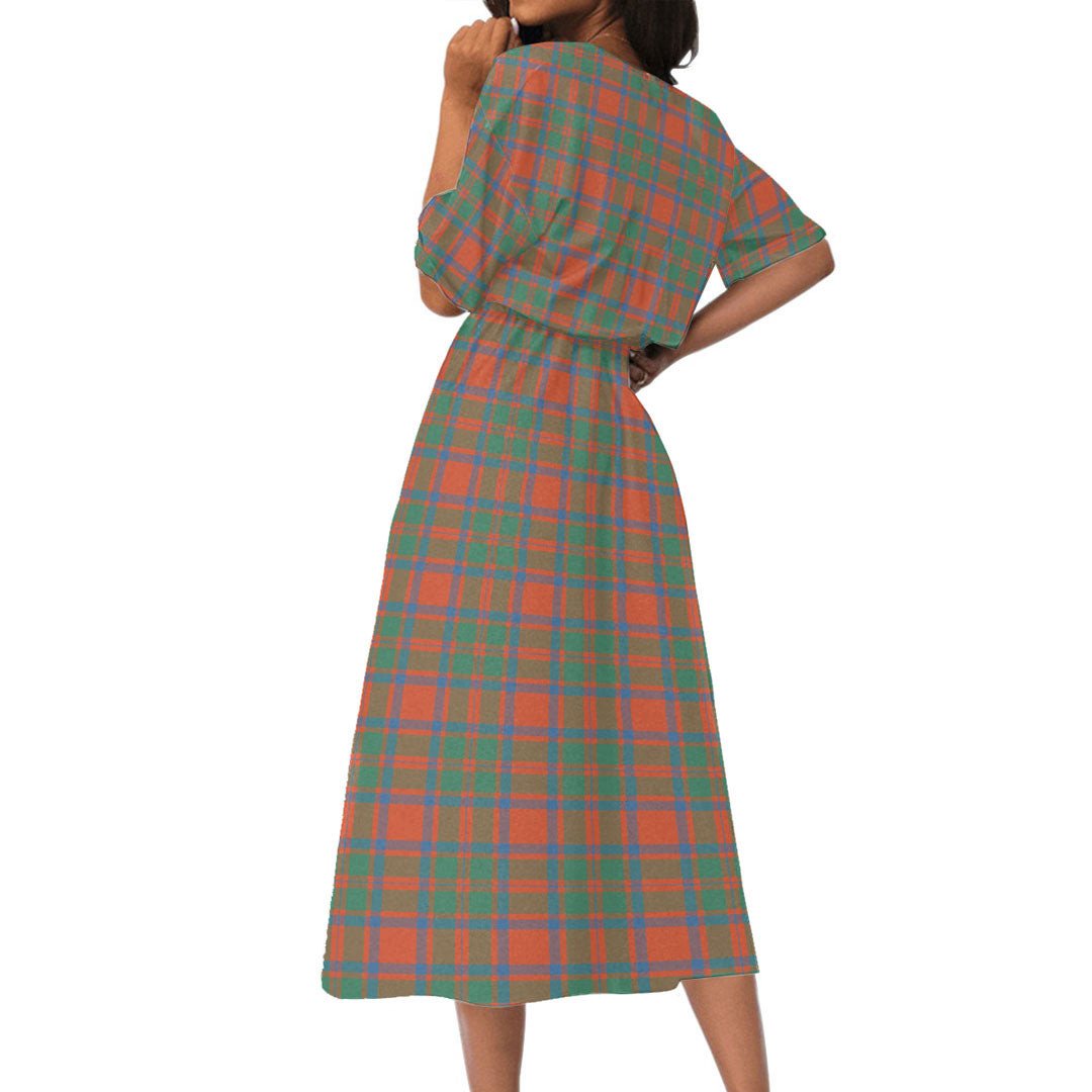 MacKintosh Ancient Tartan Plaid Women's Elastic Waist Dress