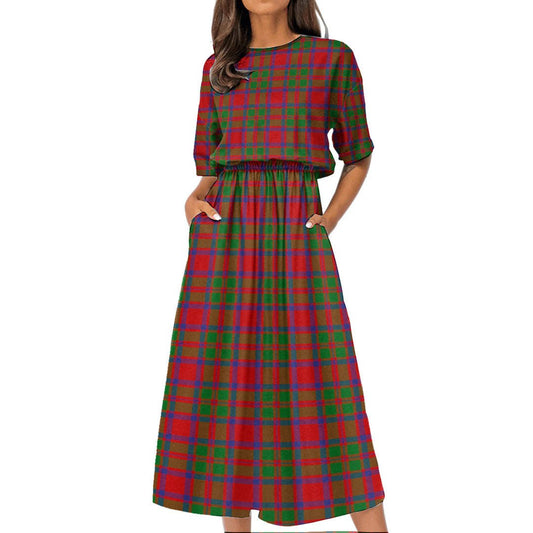 MacKintosh Modern Tartan Plaid Women's Elastic Waist Dress