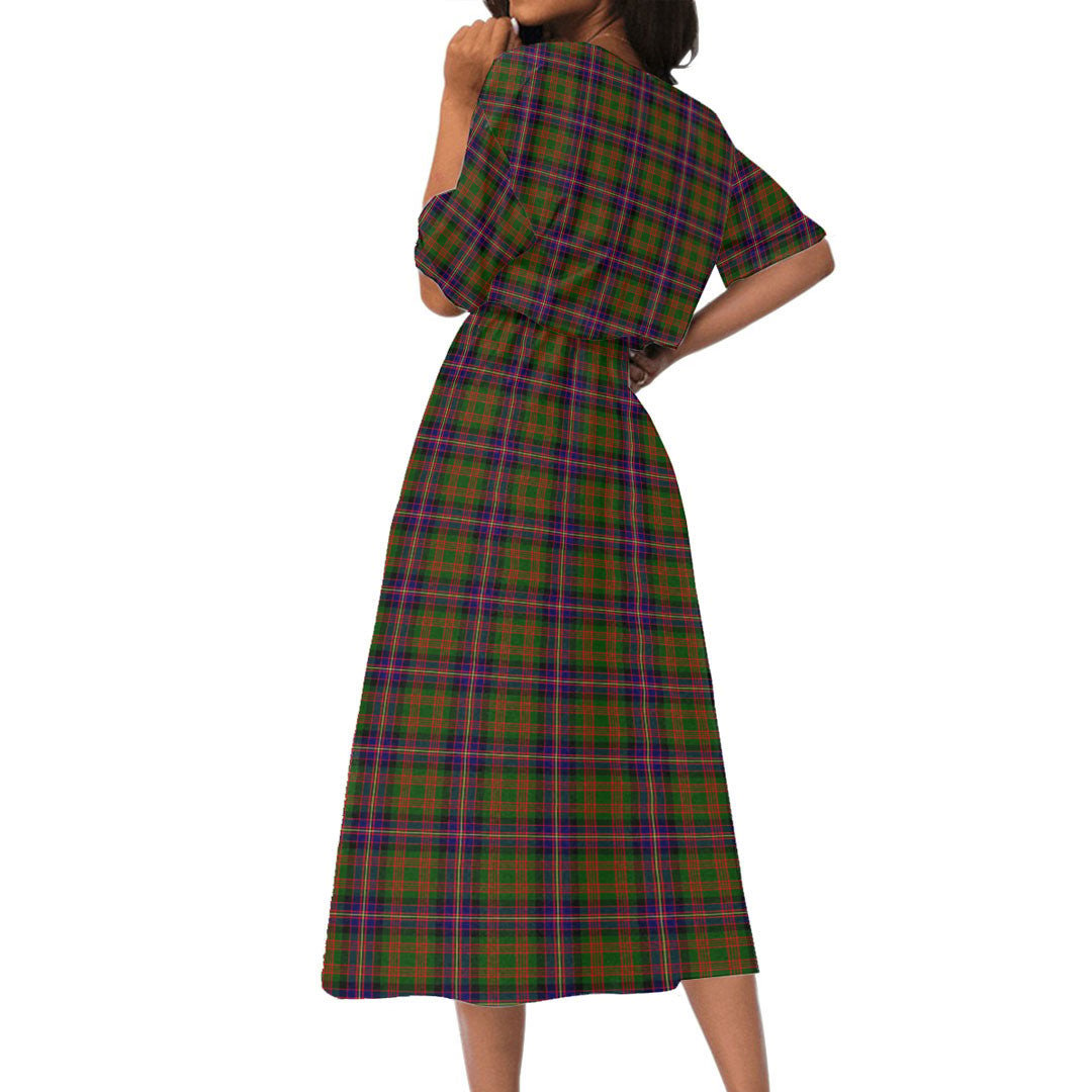 Cochrane Modern Tartan Plaid Women's Elastic Waist Dress