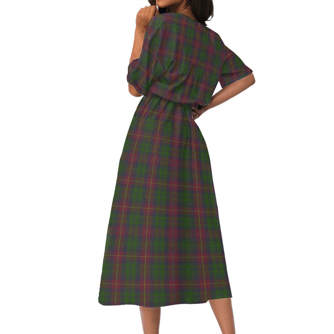 Cairns Tartan Plaid Women's Elastic Waist Dress