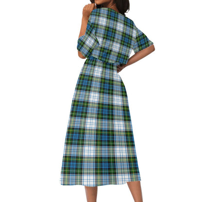 Campbell Dress Tartan Crest Women's Elastic Waist Dress