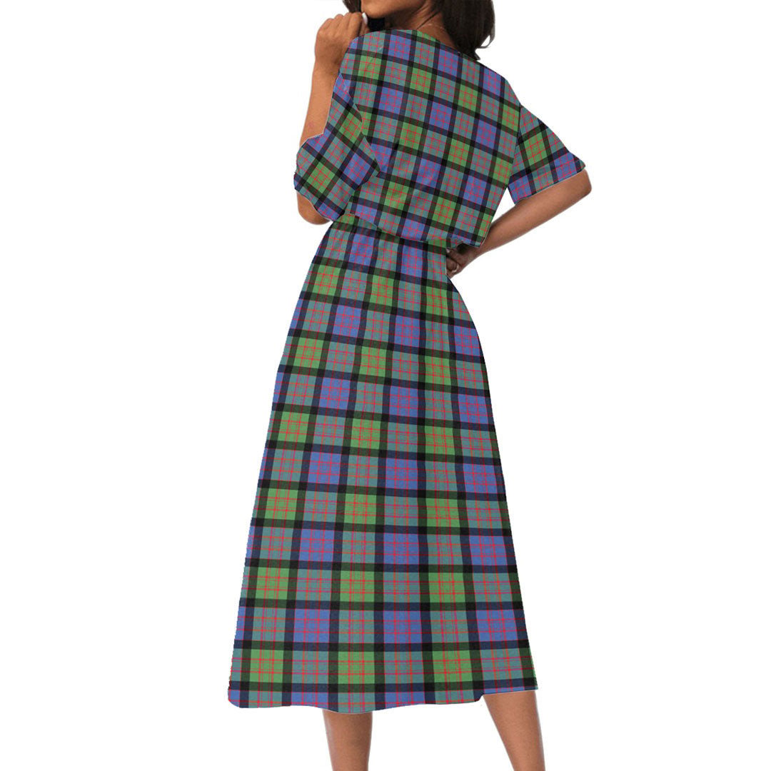 MacDonald Ancient Tartan Crest Women's Elastic Waist Dress