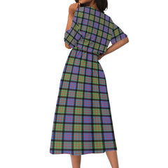 MacDonald Ancient Tartan Crest Women's Elastic Waist Dress