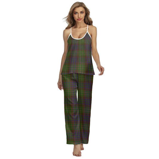 Cunningham Hunting Modern Tartan Plaid Cami Pajamas Sets