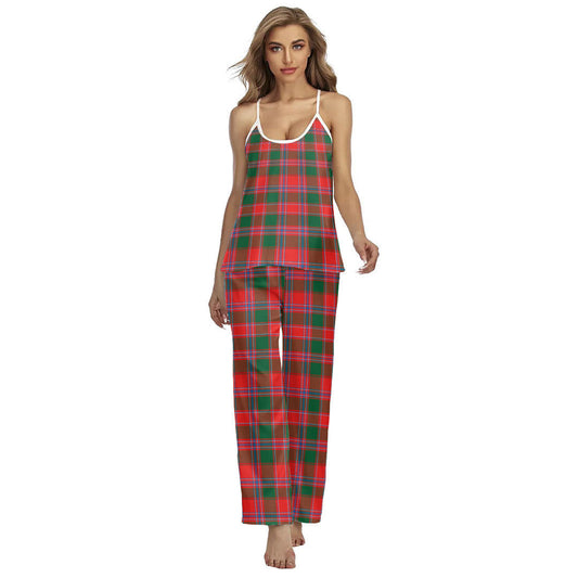 Dalziel Modern Tartan Plaid Cami Pajamas Sets