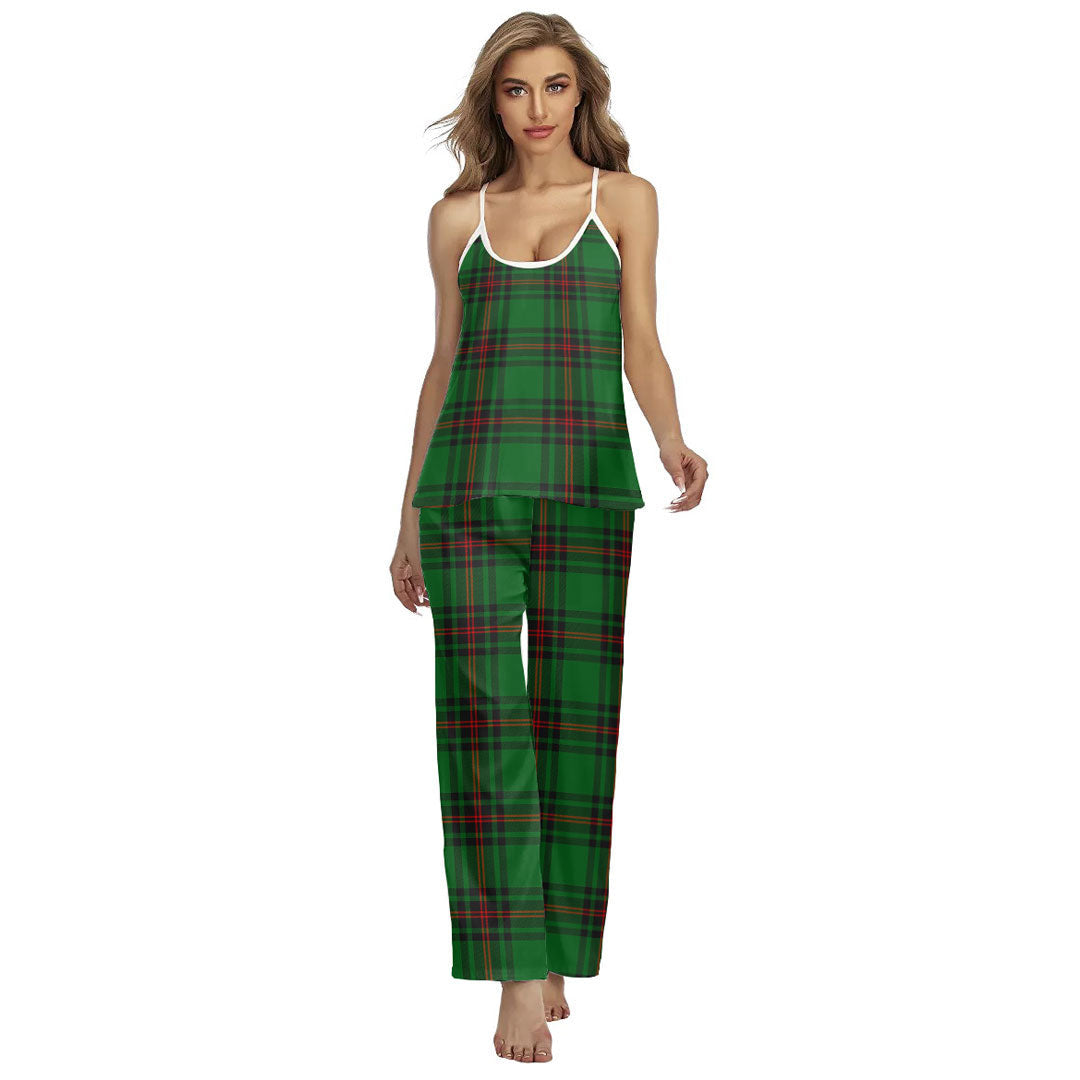 Fife District Tartan Plaid Cami Pajamas Sets