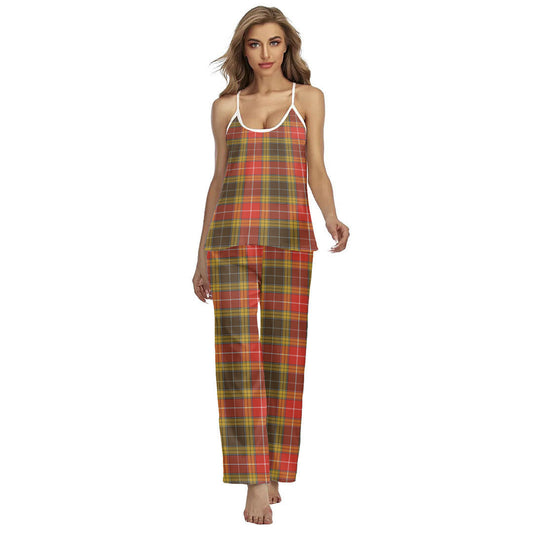 Buchanan Old Set Weathered Tartan Plaid Cami Pajamas Sets