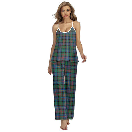 Cameron of Erracht Ancient Tartan Plaid Cami Pajamas Sets