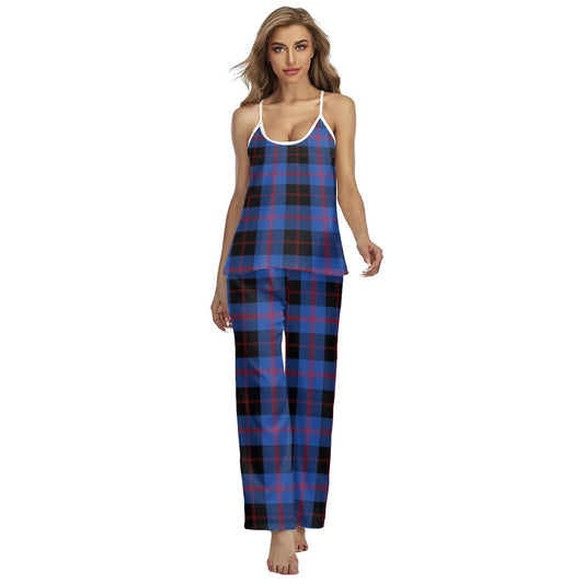 Angus Modern Tartan Plaid Cami Pajamas Sets
