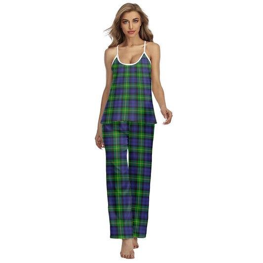 Gordon Modern Tartan Plaid Cami Pajamas Sets